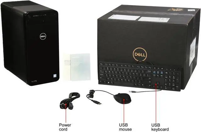 Alt view image 9 of 9 - DELL Desktop Computer XPS 8930 XPS8930-7071BLK Intel Core i7+ 8th Gen 8700 (3.20 GHz) 8 GB DDR4 1 TB HDD 16 GB Optane Memory NVIDIA GeForce GTX 1060 6 GB Windows 10 Home 64-Bit