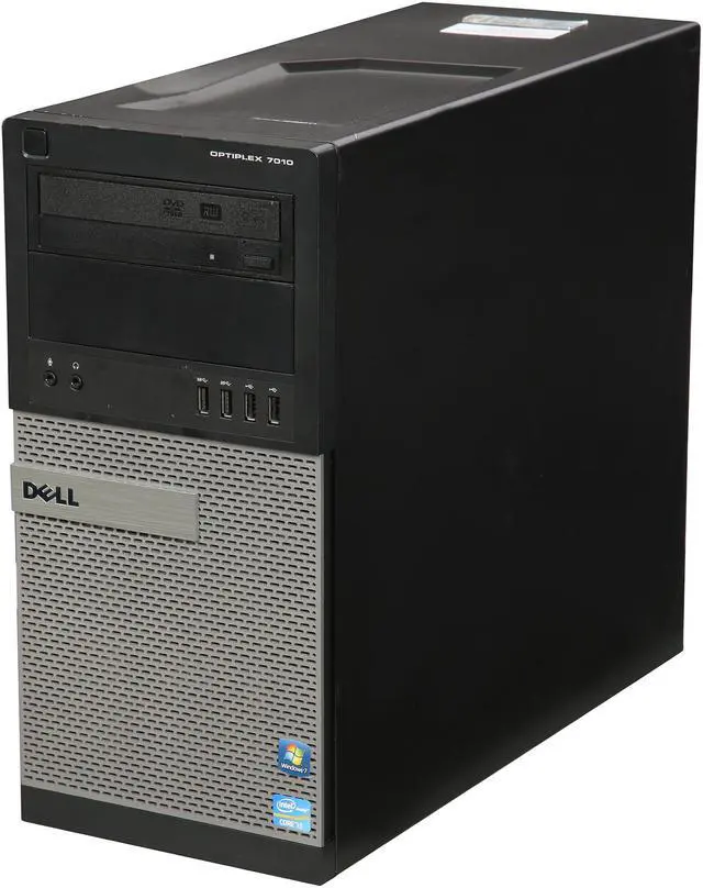 Alt view image 3 of 9 - DELL Grade A Desktop Computer 7010 Intel Core i5 3rd Gen 3470 (3.20 GHz) 8 GB DDR3 500 GB HDD Windows 7 Professional 64-Bit USB Wi-Fi