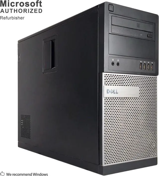 Main image of Refurbished Dell OptiPlex 990 Tower Intel Core i5 2400 3.10 GHz / 16 GB DDR3 / 360GB SSD / DVD / USB WIFI / USB BT 4.0 / HDMI / DP / VGA / Windows 10 Professional 64 Bit / 1 Year Warranty