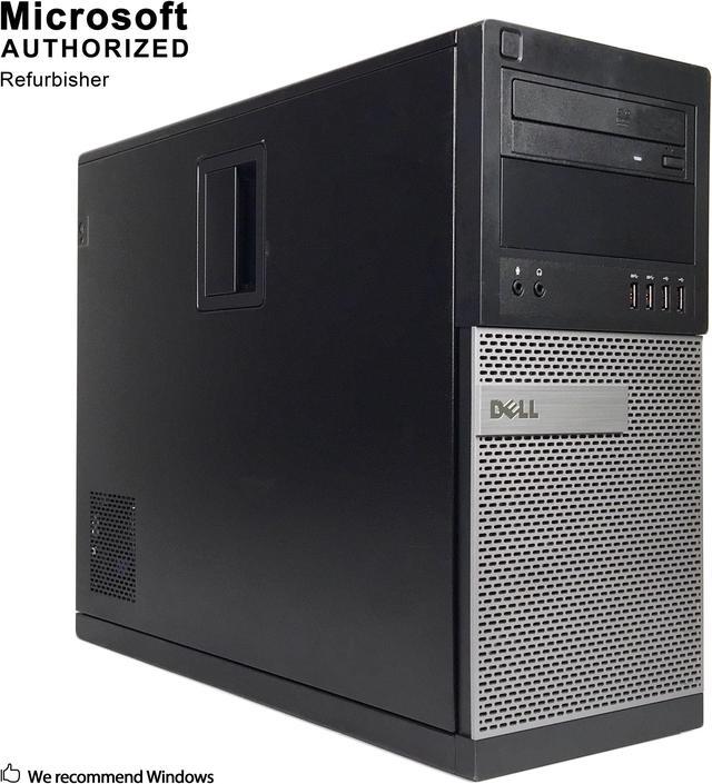 Refurbished Dell OptiPlex 7010 Tower Intel Core i5 3470 3.20 GHz 8 GB DDR3  2TB HDD DVD USB WIFI USB BT 4.0 HDMI DP VGA Windows 10 Professional 64 Bit  