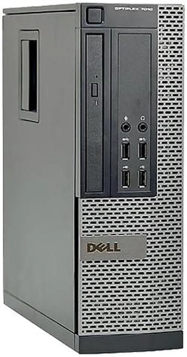 Main image of DELL 7010-SFF Desktop Computer Intel Core i5 3rd Gen 3470 (3.20 GHz) 8 GB DDR3 240 GB SSD Windows 10 Pro 64-Bit