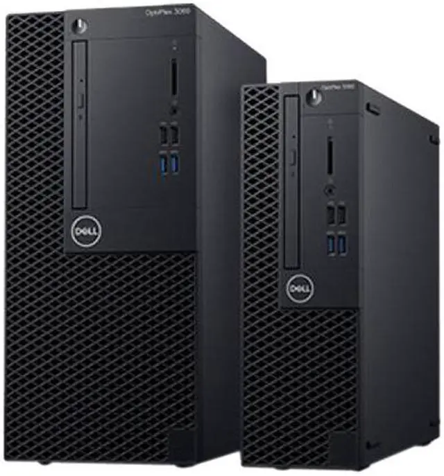 Alt view image 4 of 7 - Dell OptiPlex 3000 3060 Desktop Computer - Intel Core i3 (8th Gen) i3-8100 3.60 GHz - 8 GB DDR4 SDRAM - 500 GB HDD - Windows 10 Pro 64-bit (English/French/Spanish) - Small Form Factor
