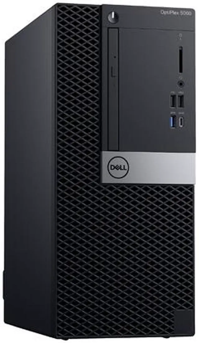 Alt view image 3 of 6 - Dell OptiPlex 5000 5060 Desktop Computer - Intel Core i5 (8th Gen) i5-8500 3 GHz - 8 GB DDR4 SDRAM - 500 GB HDD - Windows 10 Pro 64-bit (English/French/Spanish) - Mini-tower
