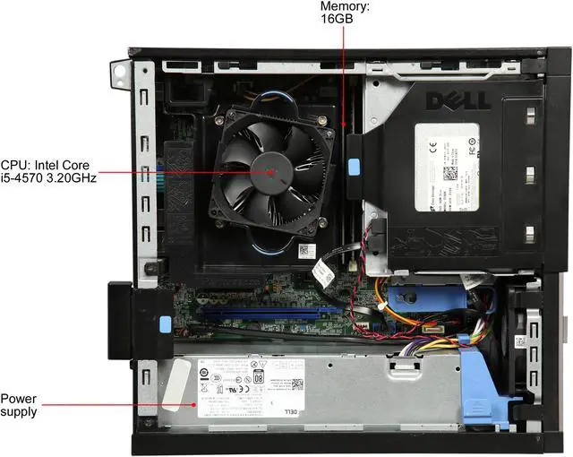 Alt view image 7 of 9 - DELL Grade A Desktop Computer OptiPlex 9020 Intel Core i5-4570 16GB DDR3 512GB SSD Windows 10 Pro