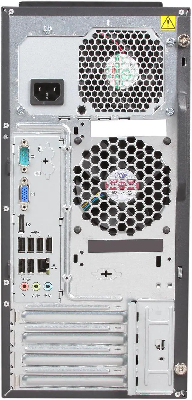Alt view image 8 of 9 - Lenovo ThinkCentre M91p 7052C9U Desktop Computer Core i7 i7-2600 3.4GHz - Tower - Business Black