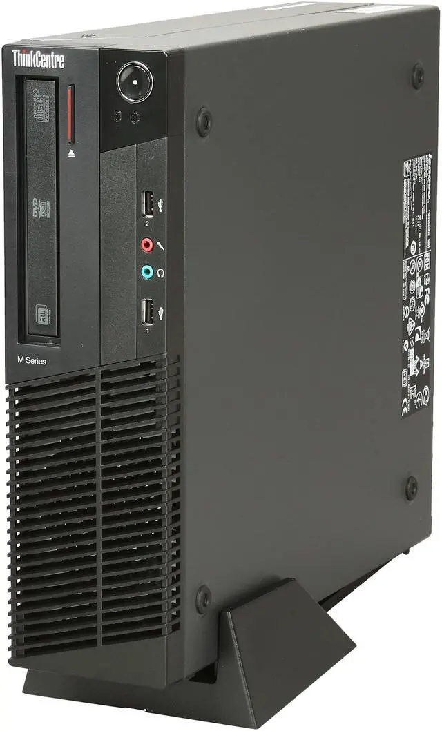 Alt view image 3 of 10 - Lenovo ThinkCentre M81 7518E1U Desktop Computer Core i5 i5-2400 3.1GHz - Small Form Factor - Business Black