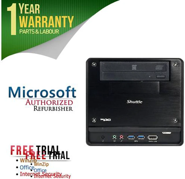 Refurbished: Shuttle Desktop Computer SH67H3 Intel Core i5-3470 8GB ...