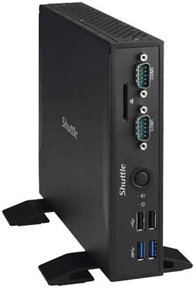 Alt view image 2 of 5 - Shuttle XPC DS77U5 Nettop Computer - Intel Core i5 (7th Gen) i5-7200U 2.50 GHz DDR4 SDRAM - Slim PC - Black