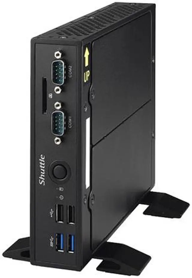 Alt view image 3 of 5 - Shuttle XPC DS77U5 Nettop Computer - Intel Core i5 (7th Gen) i5-7200U 2.50 GHz DDR4 SDRAM - Slim PC - Black