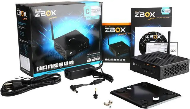 Alt view image 7 of 7 - Zotac ZBOX CI320 nano Desktop Computer - Intel Celeron N2930 1.83 GHz - Mini PC