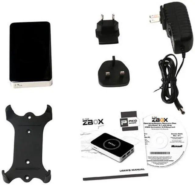 Alt view image 11 of 14 - Zotac Mini PC ZBOX ZBOX-PI320-W2 Z3735F (1.33 GHz) 2GB DDR3 32GB eMMC SSD Intel HD Graphics Windows 8.1 with Bing