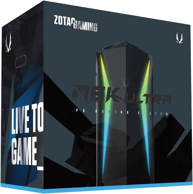 Alt view image 12 of 12 - ZOTAC GAMING MEK ULTRA GAMING PC GeForce RTX 2080 8 GB GDDR6, Z370, 6-core Liquid-Cooled Intel Core i7-8700K, 16 GB DDR4,  240 GB NVMe SSD, 2 TB HDD, Windows 10 System - GU2080C701B-U-W2B