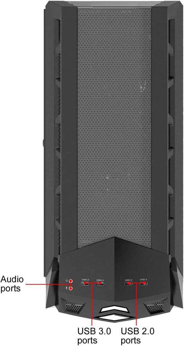 Alt view image 6 of 12 - ZOTAC GAMING MEK ULTRA GAMING PC GeForce RTX 2080 8 GB GDDR6, Z370, 6-core Liquid-Cooled Intel Core i7-8700K, 16 GB DDR4,  240 GB NVMe SSD, 2 TB HDD, Windows 10 System - GU2080C701B-U-W2B
