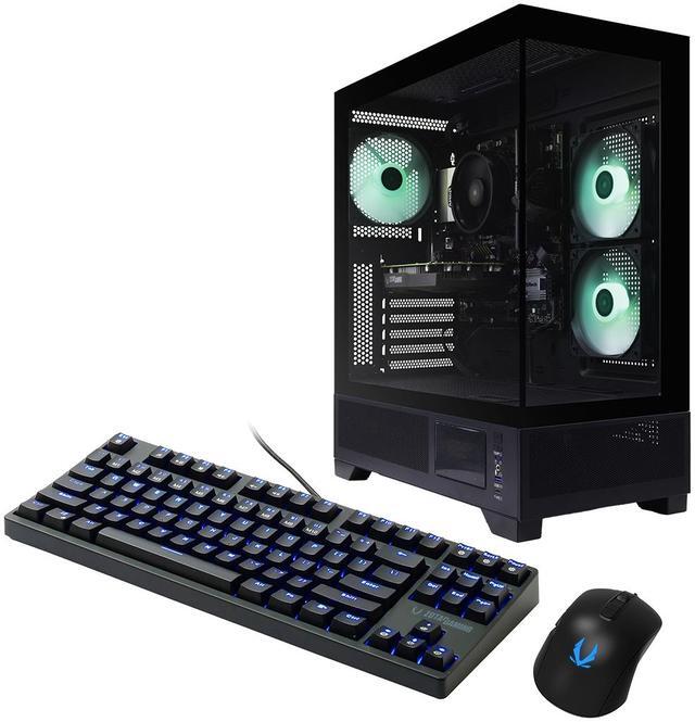 Main image of ZOTAC MEK AI-Enhanced Gaming PC Desktop Computer - NVIDIA GeForce RTX 3050, AMD Ryzen 5 5500 4.2GHz, 16GB DDR4, 500GB NVME M.2 SSD, 650W 80+ GOLD PSU, WiFi 6E, Windows 11 Home 64-bit