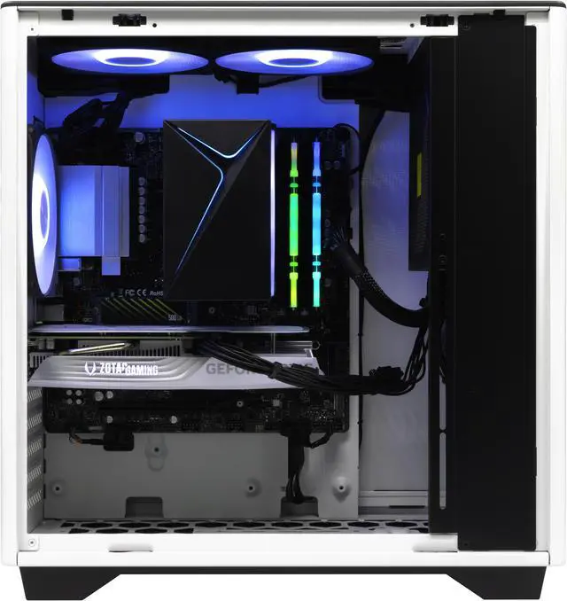 Alt view image 2 of 7 - ZOTAC MEK AI Enhanced Gaming Desktop PC, AMD Ryzen 5 5500, Nvidia GeForce RTX 4060, 16GB DDR4 RGB, 1TB NVMe M.2 SSD, Windows 11 Home 64-bit, MEK4060A55003V1