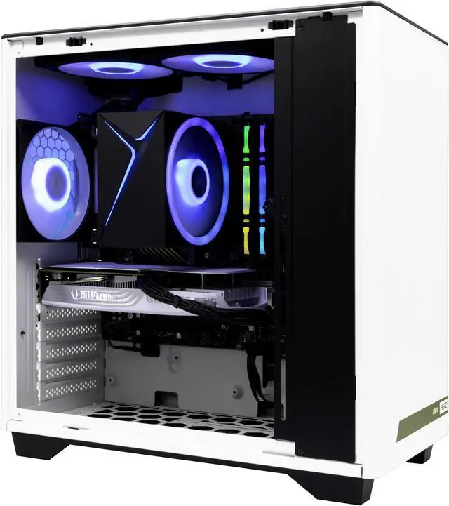 Main image of ZOTAC MEK AI Enhanced Gaming Desktop PC, AMD Ryzen 5 5500, Nvidia GeForce RTX 4060, 16GB DDR4 RGB, 1TB NVMe M.2 SSD, Windows 11 Home 64-bit, MEK4060A55003V1