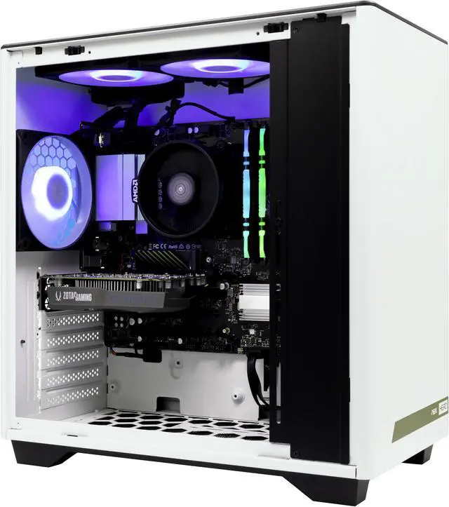 Main image of ZOTAC MEK AI Enhanced Gaming Desktop PC, AMD Ryzen 5 5500, Nvidia GeForce RTX 3050, 16GB DDR4 RGB, 500GB NVMe M.2 SSD, Windows 11 Home 64-bit, MEK3050A55000V6