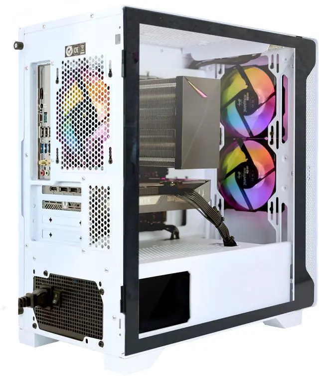 Alt view image 2 of 6 - ZOTAC MEK AI-Enhanced Gaming PC Desktop Computer - NVIDIA GeForce RTX 5060, AMD Ryzen 5 7600 up to 5.1GHz, 16GB RGB DDR5, 1TB NVME M.2 SSD, 650W 80+ GOLD PSU, WiFi 5,BT 5.2, Windows 11 Home