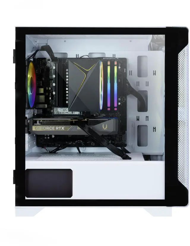 Alt view image 5 of 6 - ZOTAC MEK AI-Enhanced Gaming PC Desktop Computer - NVIDIA GeForce RTX 5060, AMD Ryzen 5 7600 up to 5.1GHz, 16GB RGB DDR5, 1TB NVME M.2 SSD, 650W 80+ GOLD PSU, WiFi 5,BT 5.2, Windows 11 Home