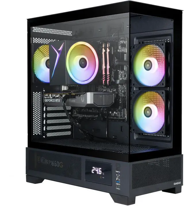 Main image of ZOTAC MEK AI-Enhanced Gaming PC Desktop Computer - NVIDIA GeForce RTX 5050, AMD Ryzen 5 5500 4.2GHz, 16GB DDR4 RGB, 1TB NVME M.2 SSD, 650W 80+ GOLD PSU, WiFi 6E, Windows 11 Home