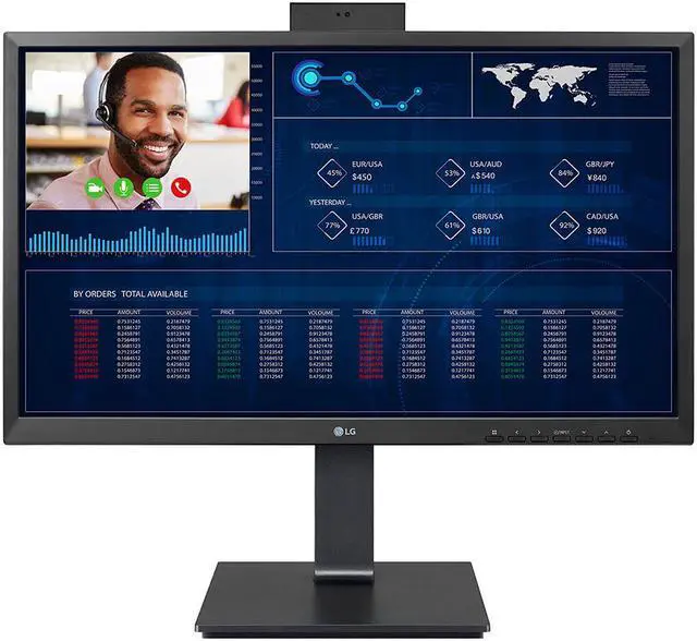 Main image of LG 23.8" All-in-One Thin Client with Pop-up webcam - Intel N6005 (2.00GHz) - 8GB DDR4 - 16GB eMMC Storage - IGEL OS - 24CQ651N-6P
