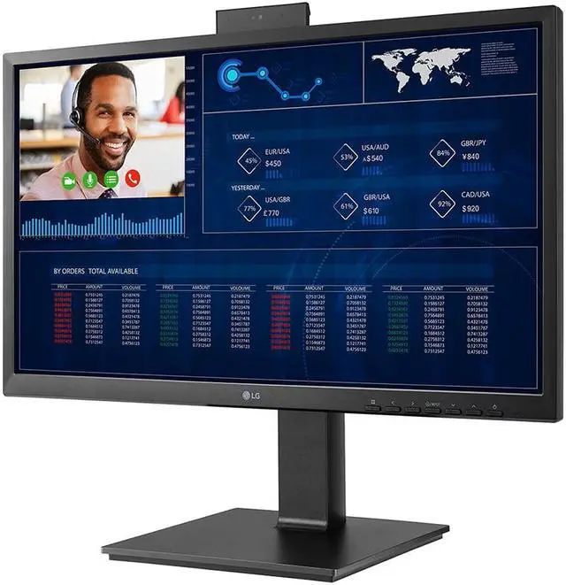 Alt view image 3 of 14 - LG 23.8" All-in-One Thin Client with Pop-up webcam - Intel N6005 (2.00GHz) - 8GB DDR4 - 16GB eMMC Storage - IGEL OS - 24CQ651N-6P