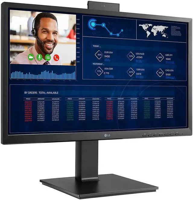 Alt view image 5 of 14 - LG 23.8" All-in-One Thin Client with Pop-up webcam - Intel N6005 (2.00GHz) - 8GB DDR4 - 16GB eMMC Storage - IGEL OS - 24CQ651N-6P