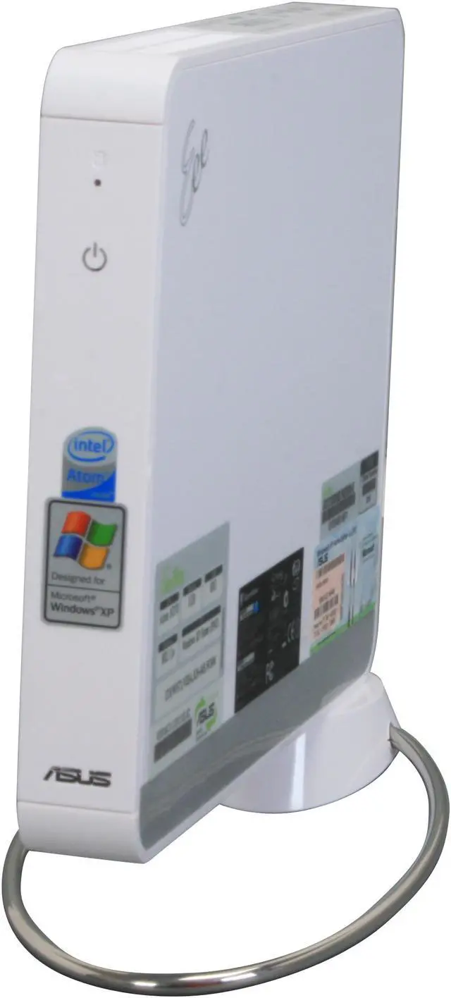 Alt view image 4 of 12 - ASUS Desktop PC Eee Box EBXB202-WHT-X0023 Intel Atom N270 1GB DDR2 80GB HDD Intel GMA 950 Windows XP Home