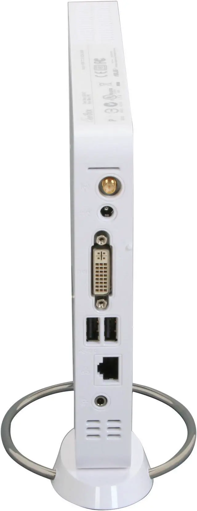 Alt view image 7 of 12 - ASUS Desktop PC Eee Box EBXB202-WHT-X0023 Intel Atom N270 1GB DDR2 80GB HDD Intel GMA 950 Windows XP Home