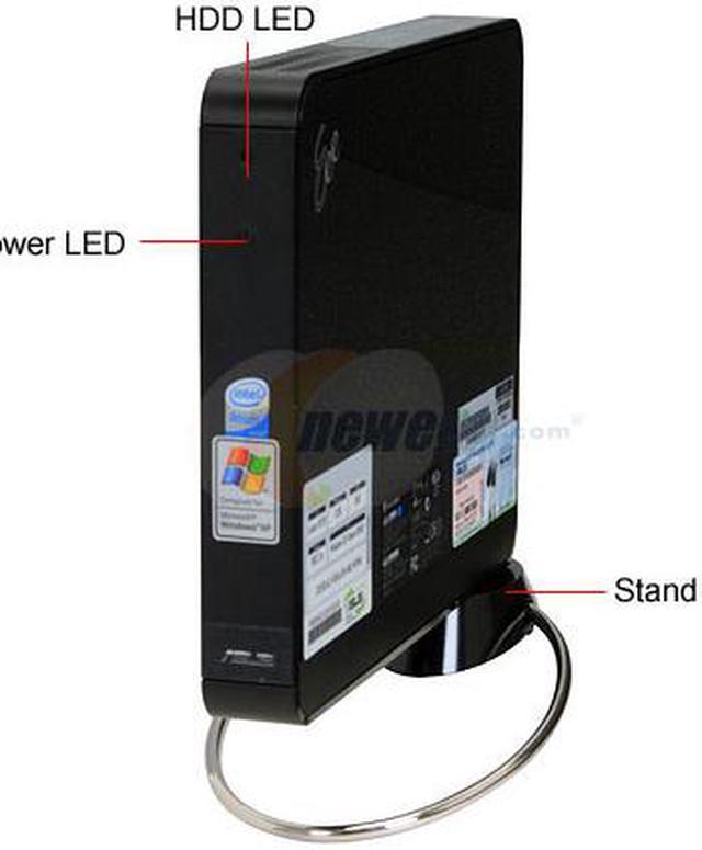 Alt view image 4 of 14 - ASUS Desktop PC Eee Box EBXB202-BLK-X0023 Intel Atom N270 1GB DDR2 80GB HDD Intel GMA 950 Windows XP Home