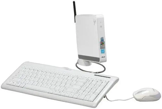 Main image of ASUS Desktop PC Eee Box EBXB202-WHT-X0081 Intel Atom N270 1GB DDR2 160GB HDD Intel GMA 950 Windows XP Home