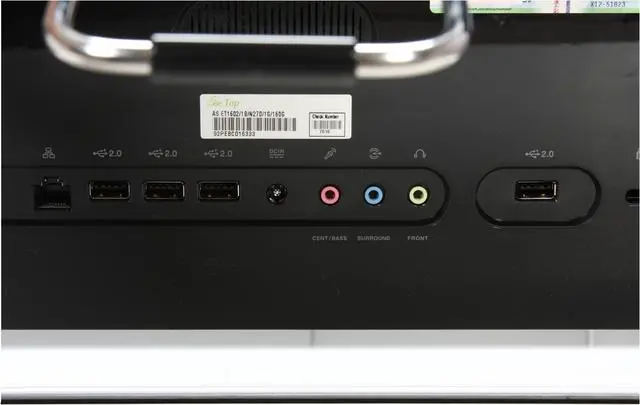 Alt view image 10 of 16 - ASUS Desktop PC Eee Top ETP1602-BK-X0045 Intel Atom N270 1GB DDR2 160GB HDD 15.6" Windows XP Home