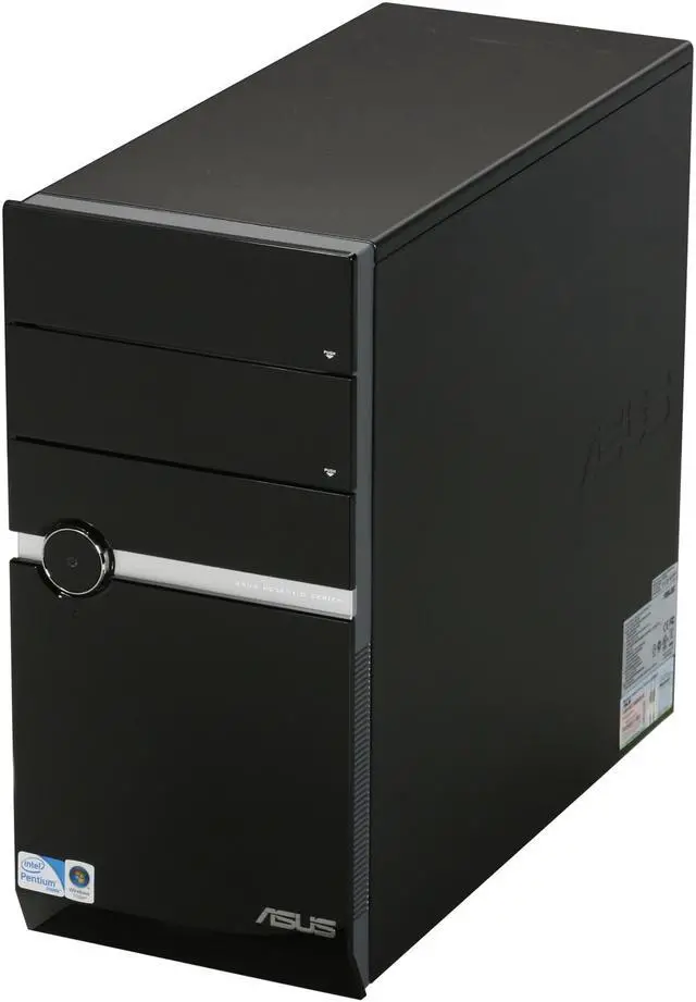Alt view image 3 of 9 - ASUS Desktop PC Essentio CM5570-AP002 Intel Pentium E5300 6GB DDR2 640GB HDD Intel GMA X4500 Windows Vista Home Premium 64-bit