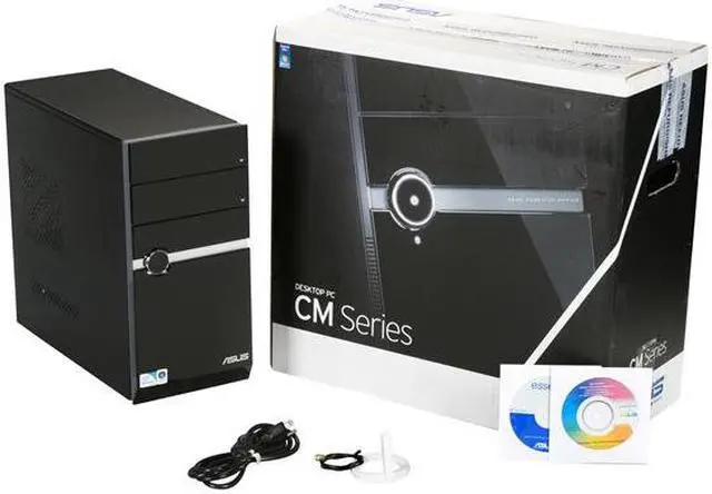 Alt view image 9 of 9 - ASUS Desktop PC Essentio CM5570-AP002 Intel Pentium E5300 6GB DDR2 640GB HDD Intel GMA X4500 Windows Vista Home Premium 64-bit