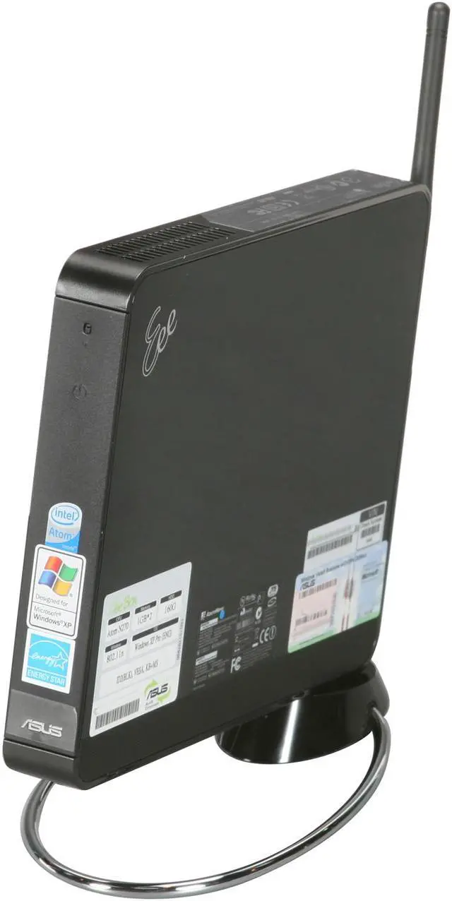 Alt view image 3 of 6 - ASUS Nettop Eee Box EBXB202-BLK-X0169 Intel Atom N270 2GB DDR2 160GB HDD Intel GMA 950 Windows XP Professional