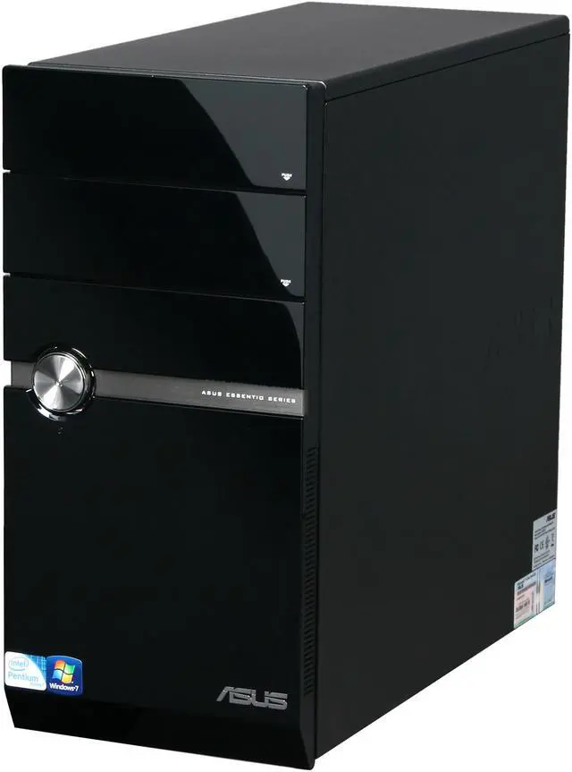 Alt view image 3 of 9 - ASUS Desktop PC Essentio CM5570-AP003 Intel Pentium E5300 6GB DDR2 750GB HDD Intel GMA X4500 Windows 7 Home Premium 64-bit