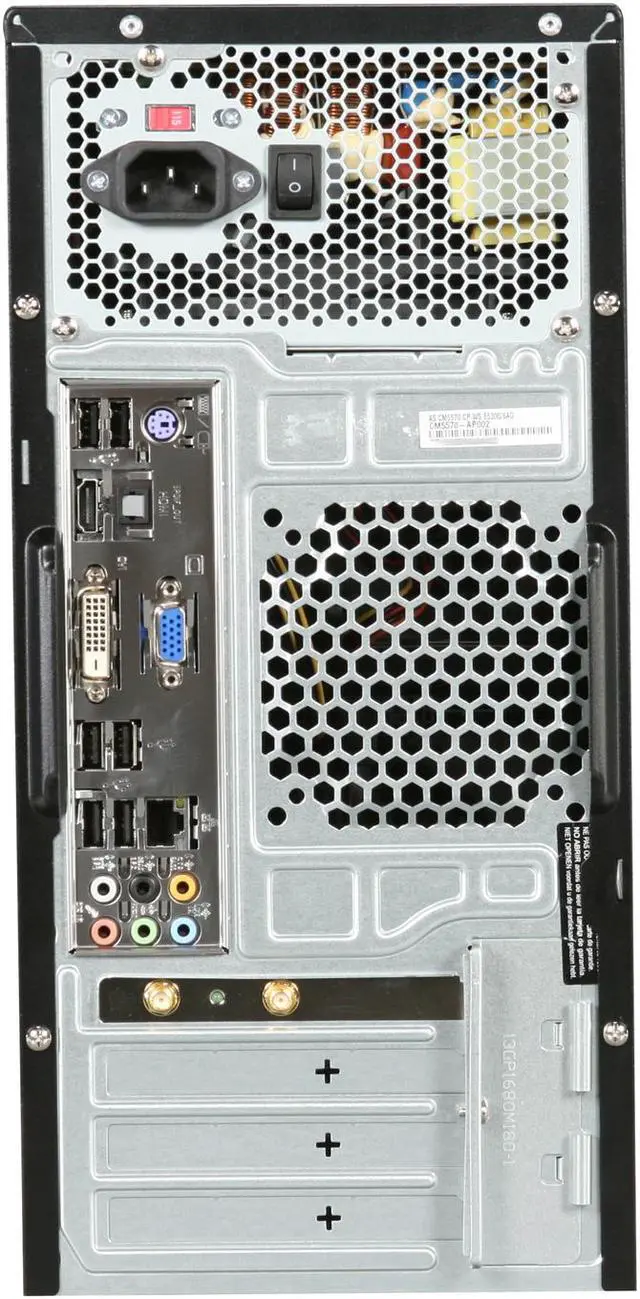 Alt view image 8 of 9 - ASUS Desktop PC Essentio CM5570-AP002B Intel Pentium E5300 6GB DDR2 640GB HDD Intel GMA X4500 Windows Vista Home Premium 64-bit