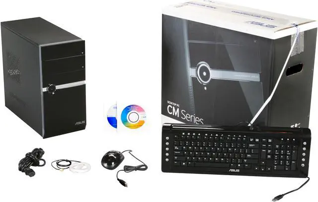 Alt view image 9 of 9 - ASUS Desktop PC Essentio CM5570-AP002B Intel Pentium E5300 6GB DDR2 640GB HDD Intel GMA X4500 Windows Vista Home Premium 64-bit