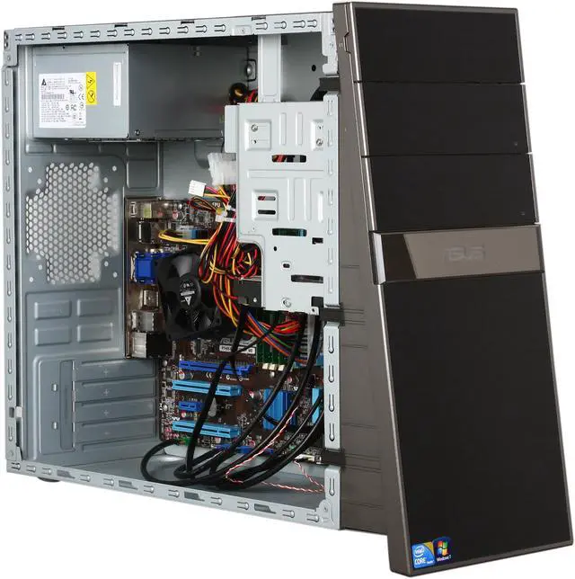 Alt view image 7 of 9 - ASUS Desktop PC Essentio CG5275-AR003 Intel Core i5-650 8GB DDR3 1TB HDD Intel HD Windows 7 Home Premium 64-bit