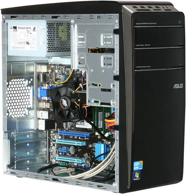 Alt view image 7 of 9 - ASUS Desktop PC Essentio CM5675-09 Intel Core i5-650 6GB DDR3 1TB HDD Intel HD Graphics Windows 7 Home Premium 64-bit