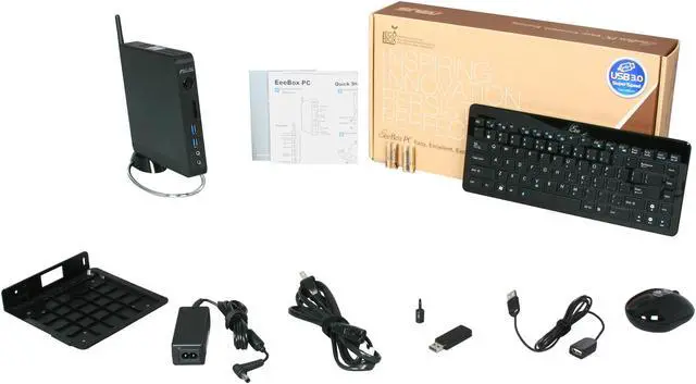 Alt view image 7 of 7 - ASUS Nettop Eee Box EB1021-B010E AMD E-350 2GB DDR3 320GB HDD AMD Radeon HD 6310 Windows 7 Home Premium 64-bit