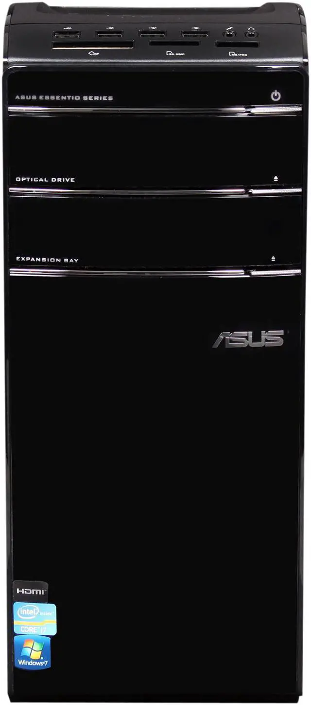 Alt view image 2 of 7 - ASUS Desktop PC Essentio CM6830-US-3AB Intel Core i7-2600 8GB DDR3 1TB HDD NVIDIA GeForce GT 530 1GB DDR3 Windows 7 Home Premium 64-Bit