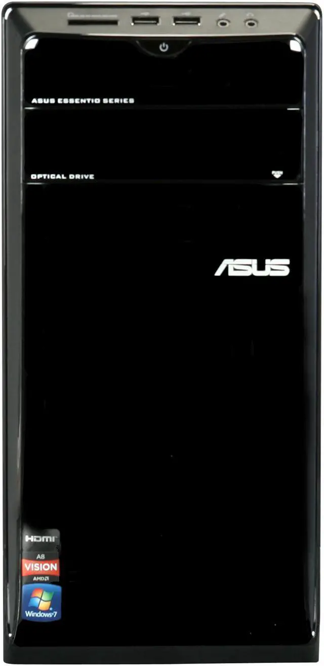 Alt view image 2 of 6 - ASUS Desktop PC CM1740-US-2AD AMD A8-3820 8GB DDR3 500GB HDD AMD Radeon HD 6550D Window 7 Home Premium 64-bit