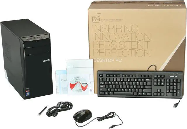 Alt view image 6 of 6 - ASUS Desktop PC CM1740-US-2AD AMD A8-3820 8GB DDR3 500GB HDD AMD Radeon HD 6550D Window 7 Home Premium 64-bit