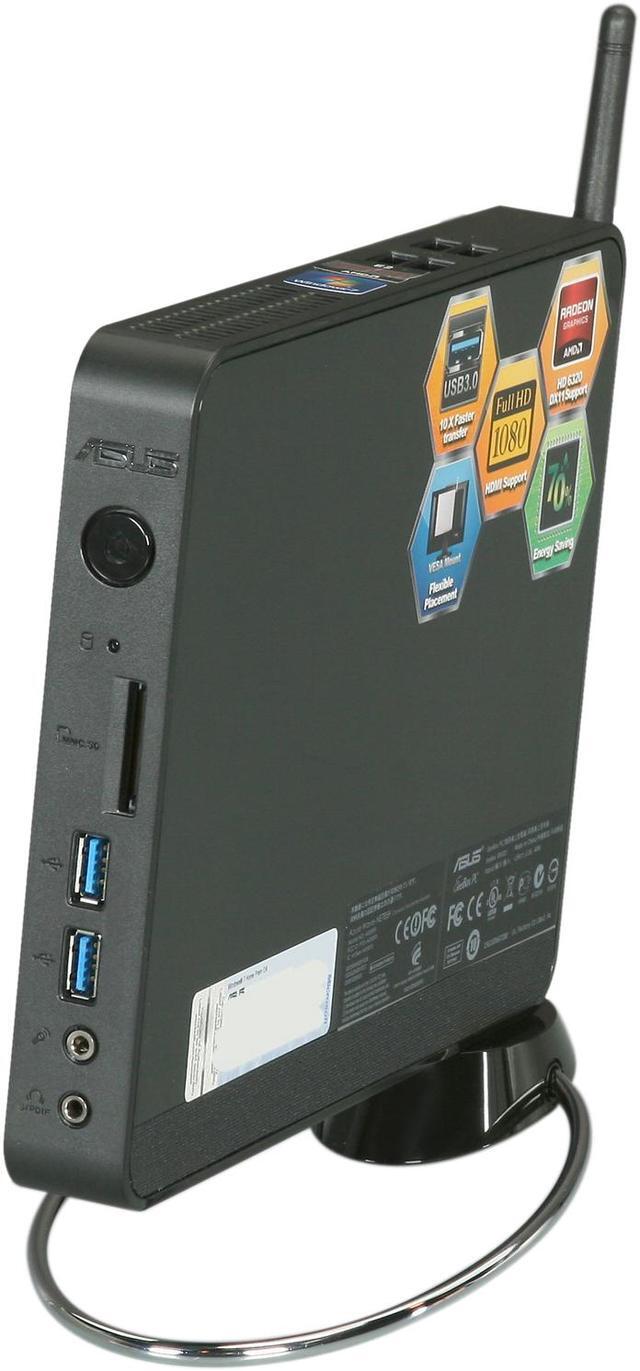 Alt view image 3 of 7 - ASUS EeeBox PC Eee Box EB1021-B059E AMD E-450 2GB DDR3 320GB HDD AMD Radeon HD 6320 Windows 7 Home Premium 64-Bit