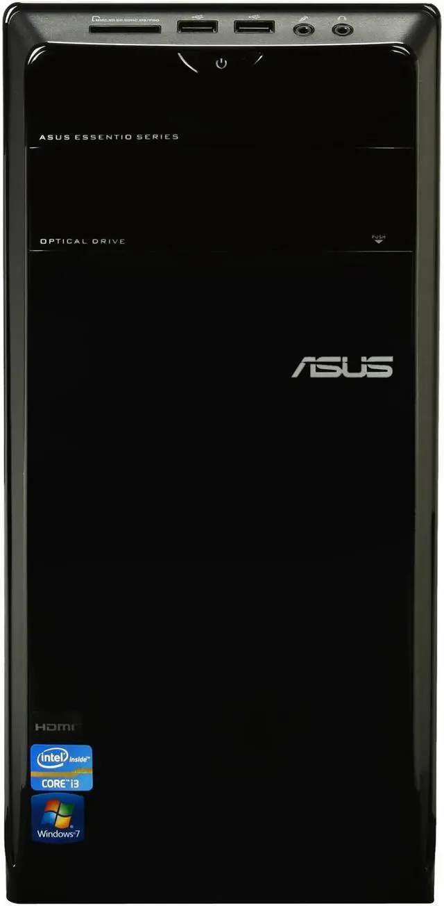 Alt view image 2 of 9 - ASUS Desktop PC Essentio CM6730-US-2AD Intel Core i3-2120 4GB DDR3 1TB HDD Intel HD Graphics Windows 7 Home Premium 64-Bit
