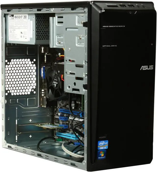 Alt view image 7 of 9 - ASUS Desktop PC Essentio CM6730-US-2AD Intel Core i3-2120 4GB DDR3 1TB HDD Intel HD Graphics Windows 7 Home Premium 64-Bit