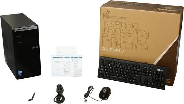 Alt view image 9 of 9 - ASUS Desktop PC Essentio CM6730-US-2AD Intel Core i3-2120 4GB DDR3 1TB HDD Intel HD Graphics Windows 7 Home Premium 64-Bit