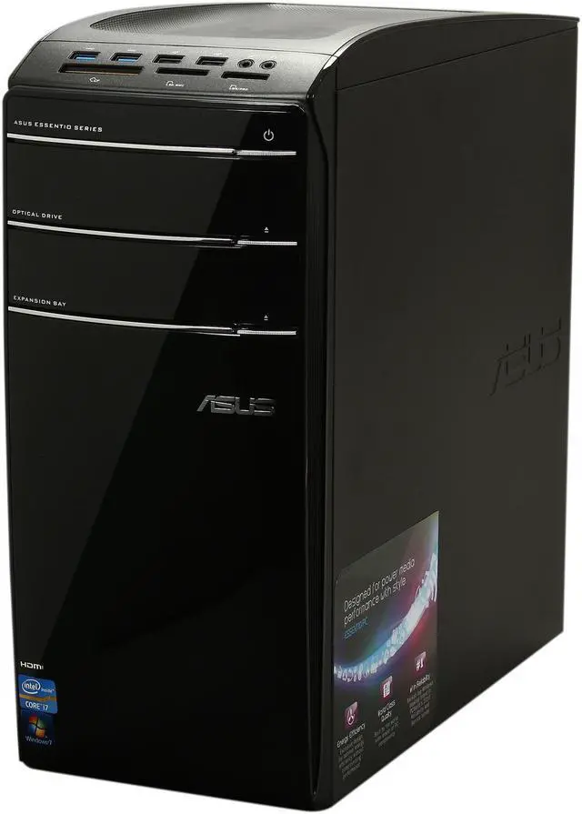 Alt view image 3 of 7 - ASUS Desktop PC CM6870-US-3AA Intel Core i7-3770 16GB DDR3 2TB HDD NVIDIA GeForce GT 520 2GB DDR3 Windows 7 Home Premium 64-Bit
