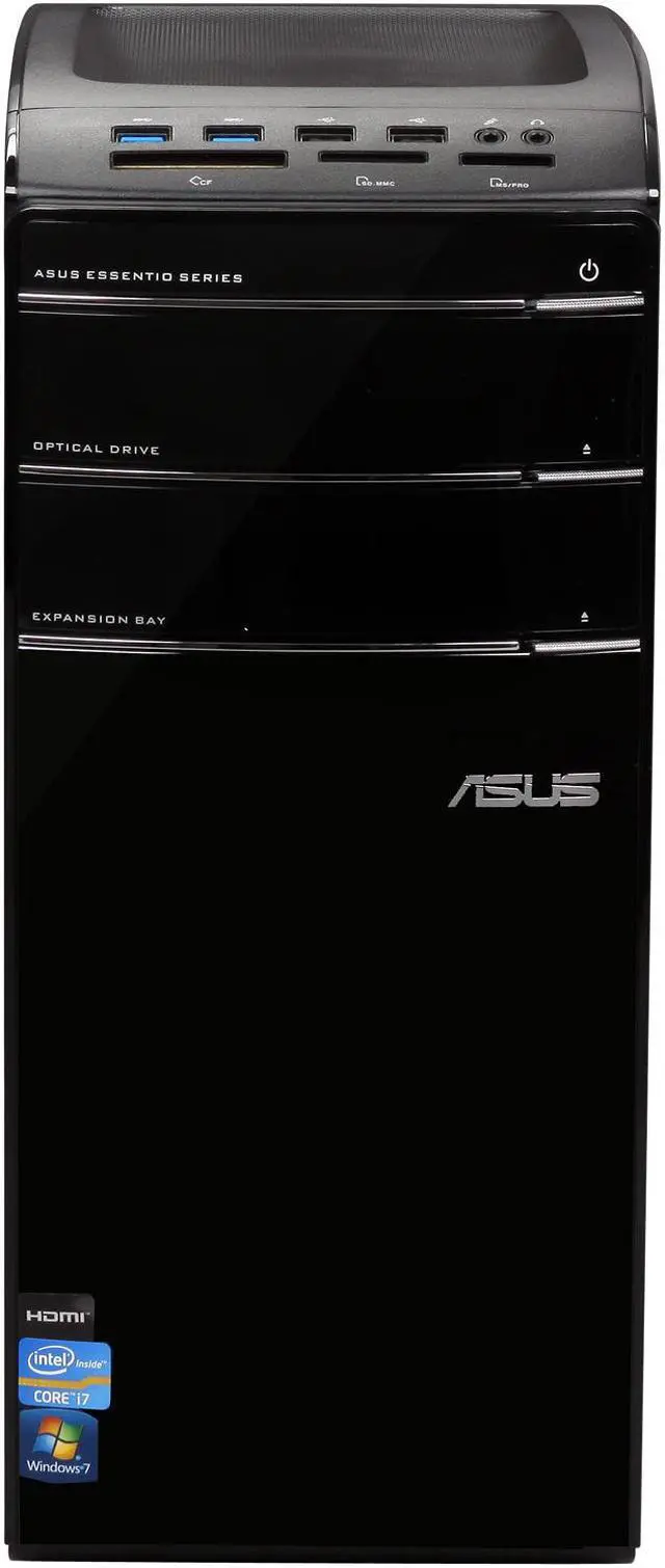 Alt view image 2 of 7 - ASUS Desktop PC CM6870-US-3AB Intel Core i7-3770 16GB DDR3 2TB HDD Intel HD Graphics 4000 Windows 7 Home Premium 64-Bit